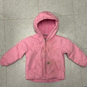 Carhartt Toddler Girls Pink Winter Coat Size 2T